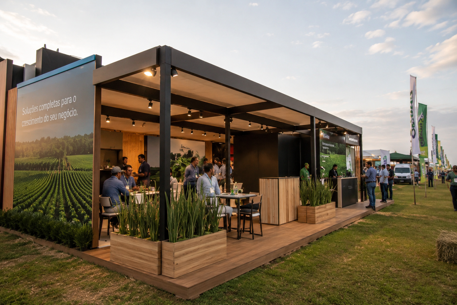Estande feira ao ar livre: particularidades técnicas e erros comuns